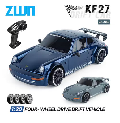 1:20 4WD RC Drift Car KF27 High-Speed Racing Vehicle with LED Light Toy Gift