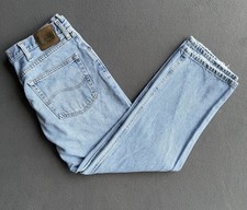 Vintage Lee RELAXED Fit Light Wash Blue Denim Jeans Men's Size 34x29 2055516