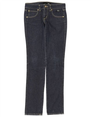 Roy Rogers Damen De Luxe Slim Jeans IT 38 XS W24 L32 Navy Blau Baumwolle BK28