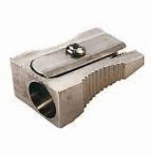 Hainenko ValueX Single Hole Pencil Sharpener Metal (Pack 24) - 794800 NUOVO