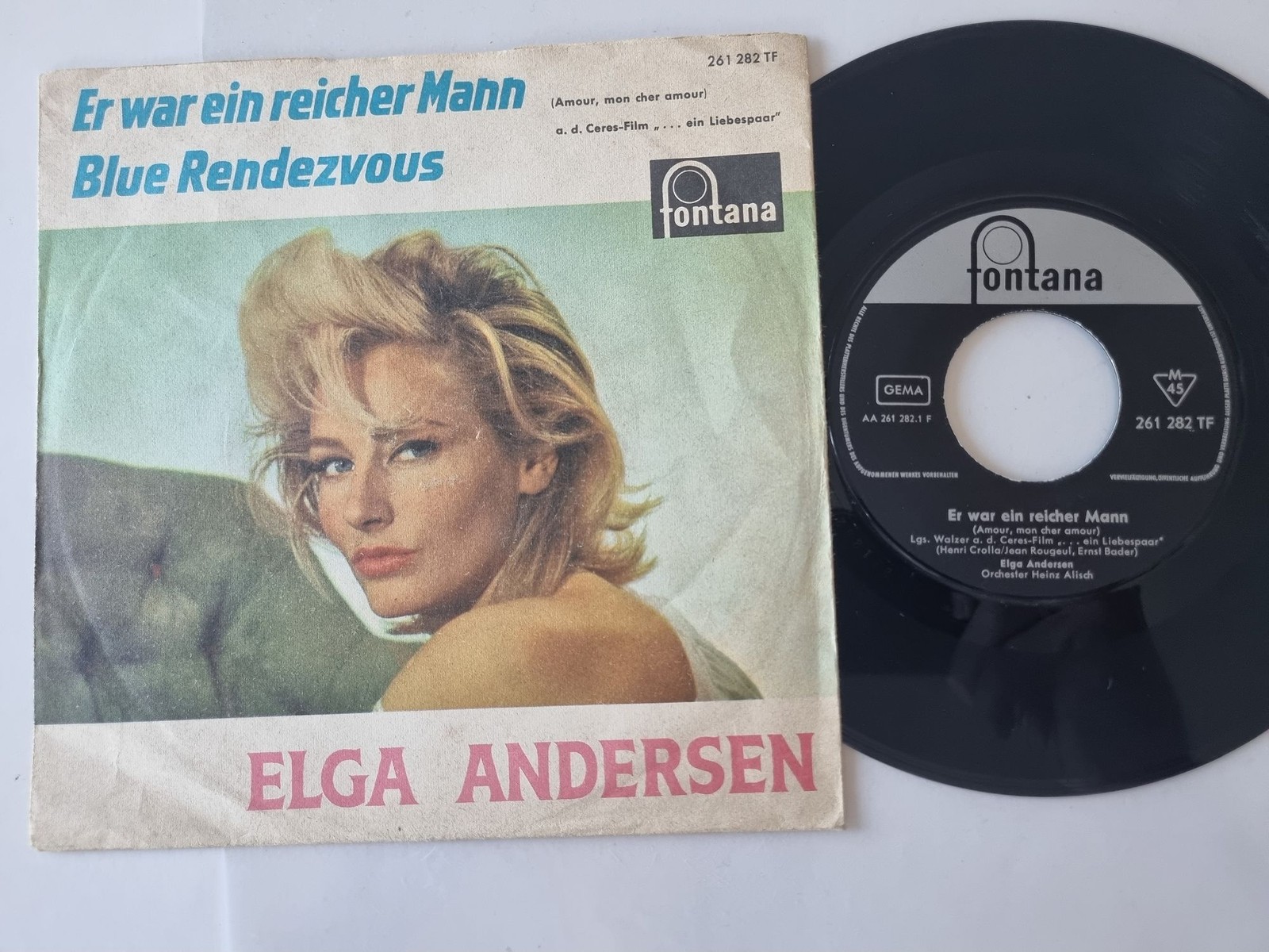 Elga Andersen - Er war ein reicher Mann 7'' Vinyl Germany