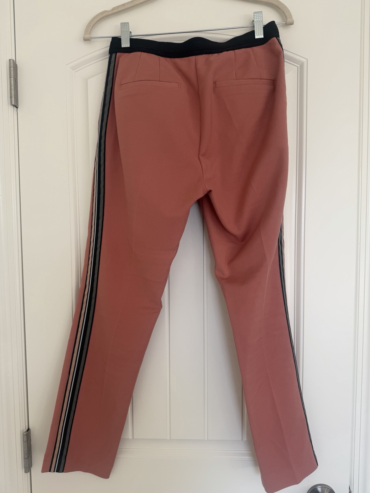 Zara Basic Side-Stripe Ankle-Length Trousers, Sal… - image 5