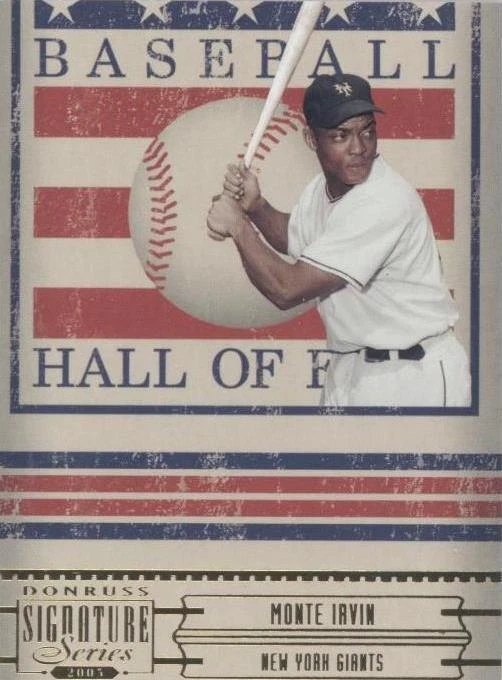 2005 Donruss Signature Series - Monte Irvin #HOF-22