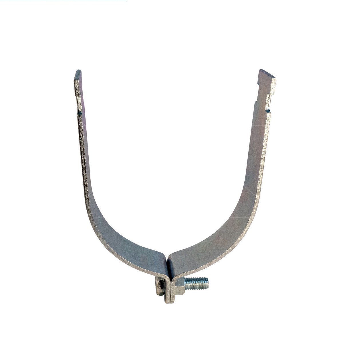 Highcraft Electro Galvanized Steel Pipe Support Clamp - Adjustable For 2in To 14in Pipe, USA New 4 thumbnail image
