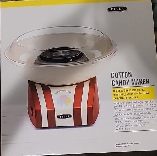 BELLA Cotton Candy Maker Machine Electric Commercial Party Carnival Vintage NEW