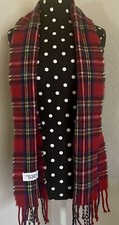 PRINGLE-Plaid Cashmere Scarf- Scotland