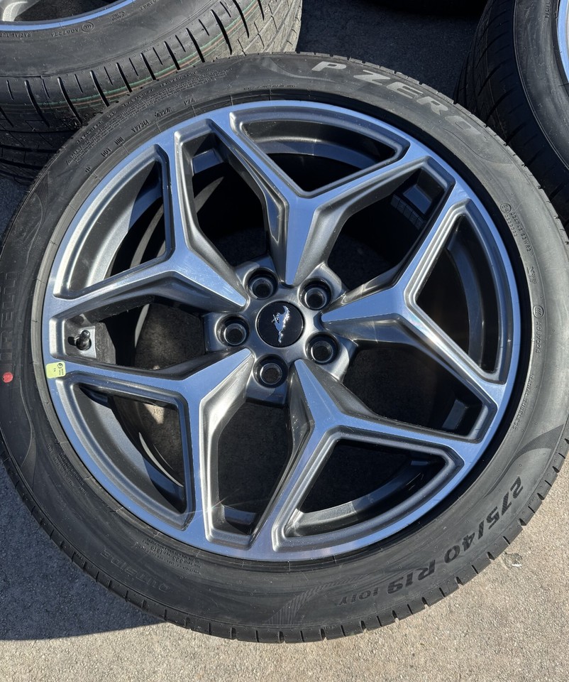 Ford 19 Inch Rims 2015 - 2026 New Takeoff Original Ford Mustang Staggered 19” Wheels and ...