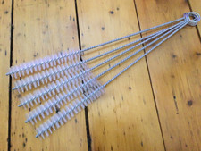 Tube Pipe Cleaning Brush - 25mm  Nylon Bristle  - 18inch long - 5 Pack