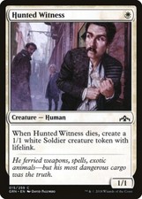 NM Hunted Witness, MTG, Guilds of Ravnica, Magic the Gathering, 15
