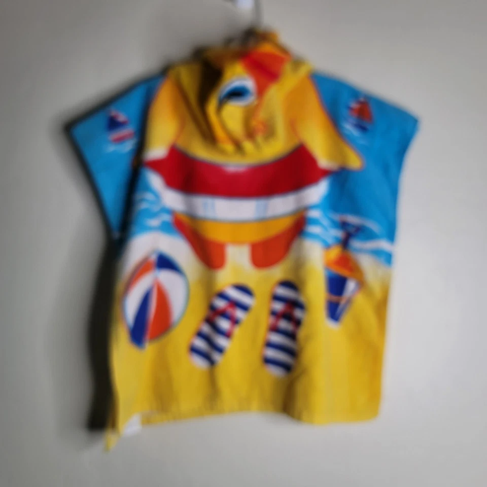 Toalla de playa con capucha para niños de playa pato con capucha Foto 4 de 4