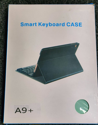 Smart keyboard case for galaxy tab 9+green open box no usage