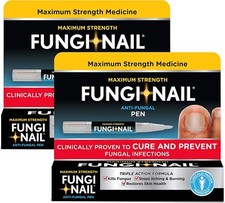 Fungi-Nail Maximum Strength Medicine Anti-Fungal Pen Antioxidants Vitamins C E