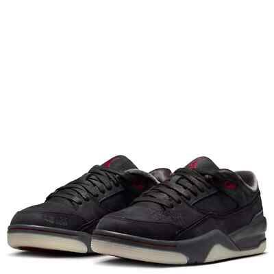 Who Decides War x Jordan Flight Court Bred Black/Varsity Red-Off