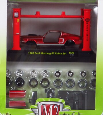 M2 Machines R06 Model Kit 1968 Shelby Mustang GT Cobra Jet Red 15