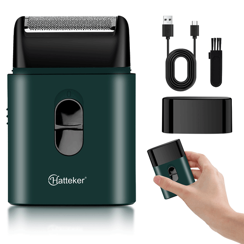 Men's Razor USB Electric Shaver With Pop-Up Trimmer Cordless Beard Razor Mini US - Picture 12 of 13