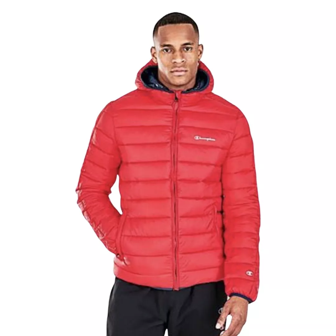 Champion bubble sales jacket red