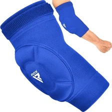 Elbow Pads Support by RDX, Arthritis, Compression Sleeve Bandage, MMA Elbow Pads