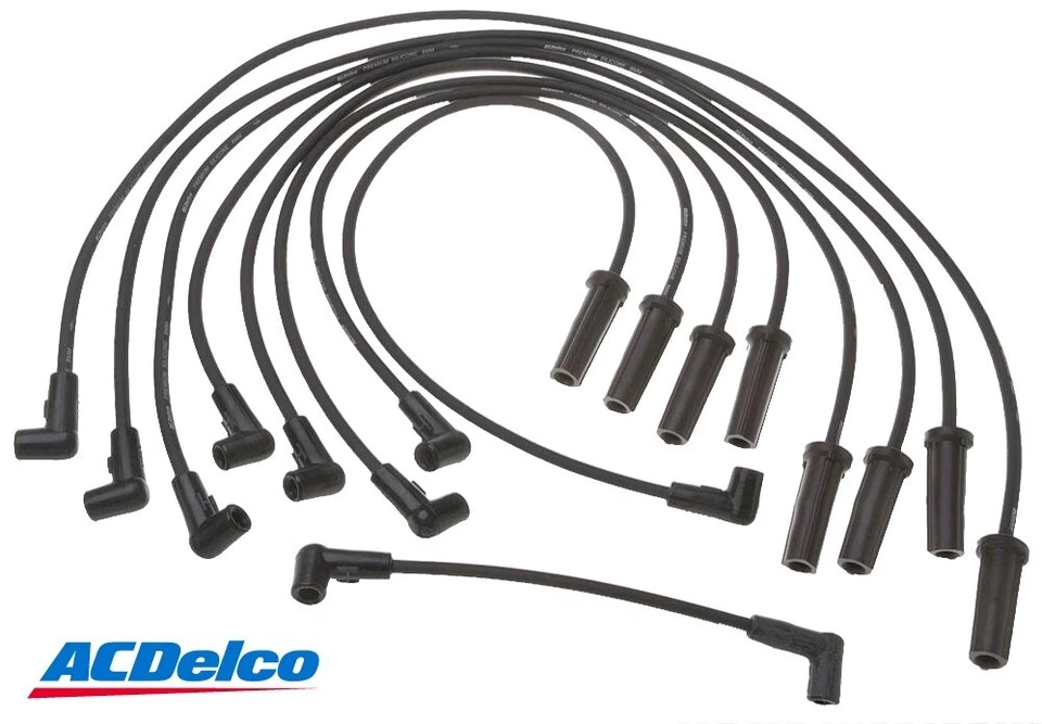 Spark Plug Wire Set ACDELCO 8mm Replace Chevy/GMC OEM # 9628H 7.4L V8 - Image 3 of 3