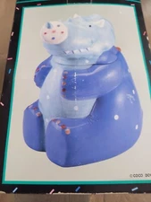 Rhino Cookie Jar CoCo Dowley Vntg Whimsical Certified International 