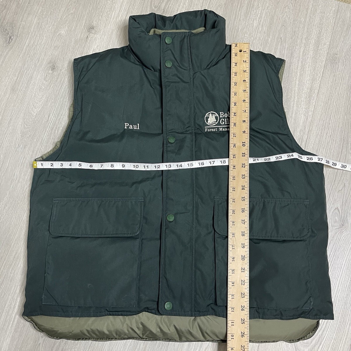 【Cabela’s】グースダウンベスト 60/40クロス　XLサイズ　グリーン Cabelas Green Full Zip Premium Northern Goose Down Puffer Vest