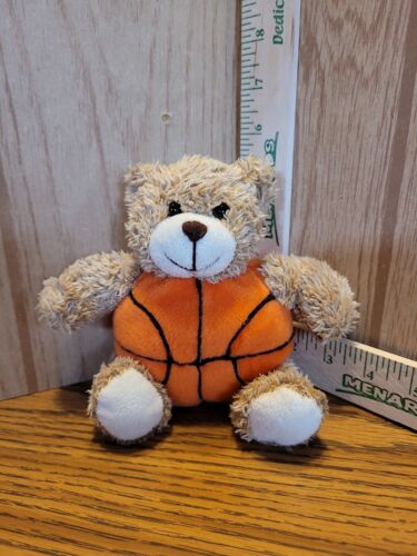 Plushland Basketball Teddy Bear Plush Stuffed Animal - Picture 1 of 6