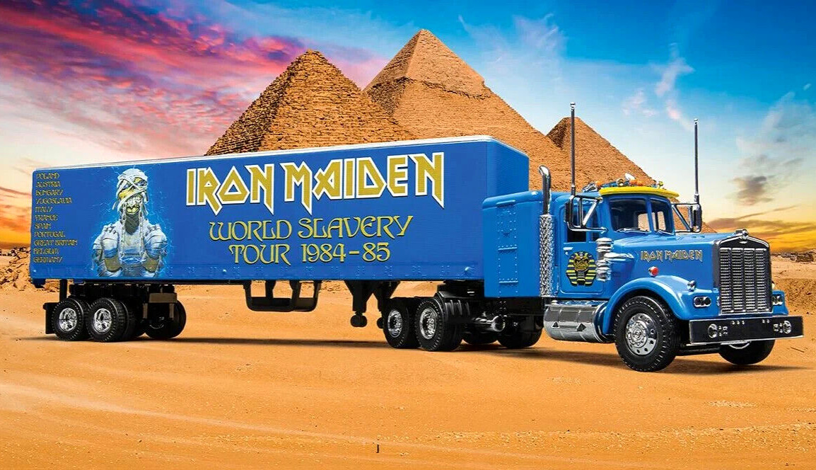 CORGI 1/50 DIECAST IRON MAIDEN POWERSLAVE TRUCK WORLD SLAVERY TOUR 1984 CC55704