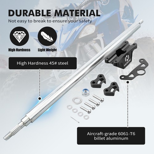 ATV Steering Shaft 4D3 23813 00 00 Steering Stem Shaft For Yamaha Raptor 250 (2008 2013)   Replacement Part By Caltric (SS102) Freightliner Commercial Truck Steering Shafts - Foto 6