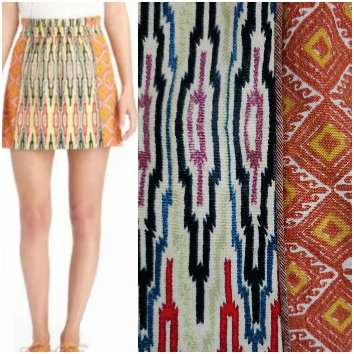 Patterned top aztec skirt