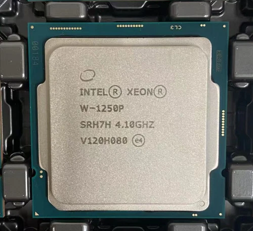 Intel Xeon W-1250P 4.10GHz 6 Cores 12 Threads 12MB LGA 1200 SRH7H CPU Processor