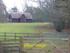 Photo 12x8 Near Ridge Farm Wick Hill Barred gates, wooden fencing, black b c2011