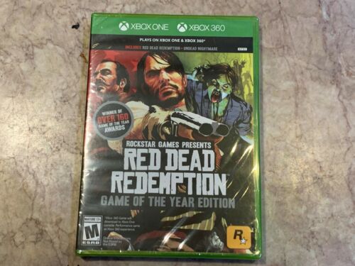 NEW Red Dead Redemption Game of the Year Edition (Microsoft Xbox 360 One, 2011) - Afbeelding 1 van 1