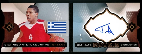 GIANNIS ANTETOKOUNMPO 2013-14 UD Ultimate Collection Booklet RC Auto 018/250