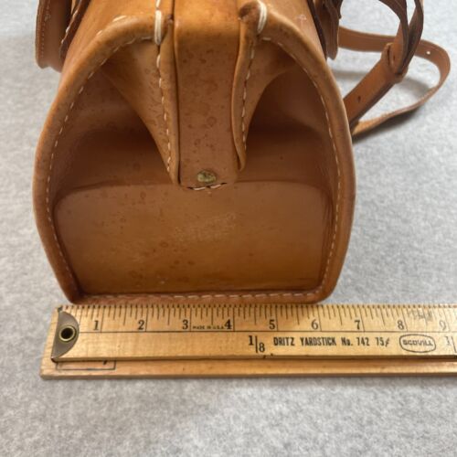 Vintage MR Canoa Doctors Bag Leather Brown Argentina Purse Strap Heritage READ - Picture 17 of 20