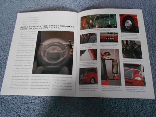 1997 VOLVO VN SERIES NON-SLEEPER TRACTORS DEALER SALES BROCHURE PV835-378 - Picture 8 of 9