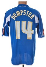 RUSHDEN & DIAMONDS 2005/2006 FOOTBALL SHIRT MATCH WORN ISSUE #14 DEMPSTER
