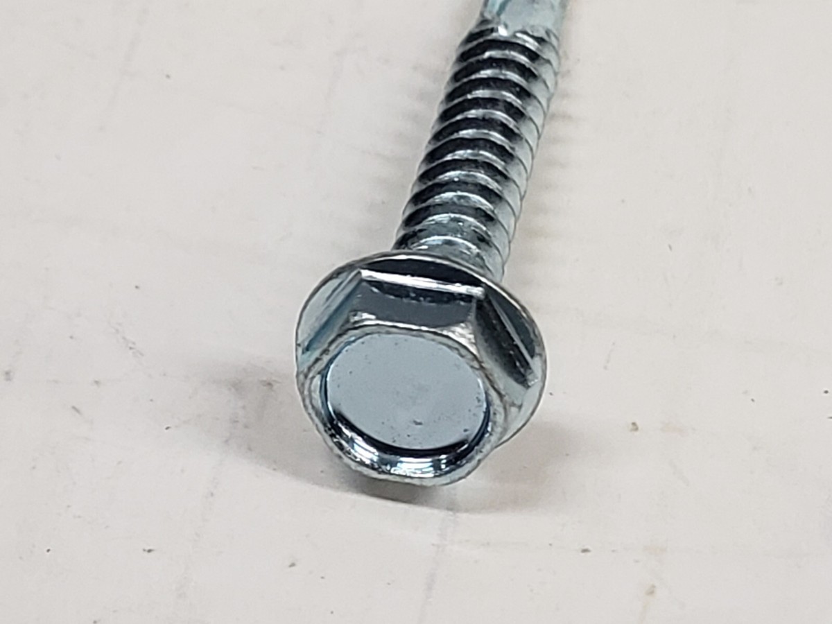 ●SELF MADE Bx/100 Hillman 560334 ZP Hex Head Self Drilling Screw 10-16