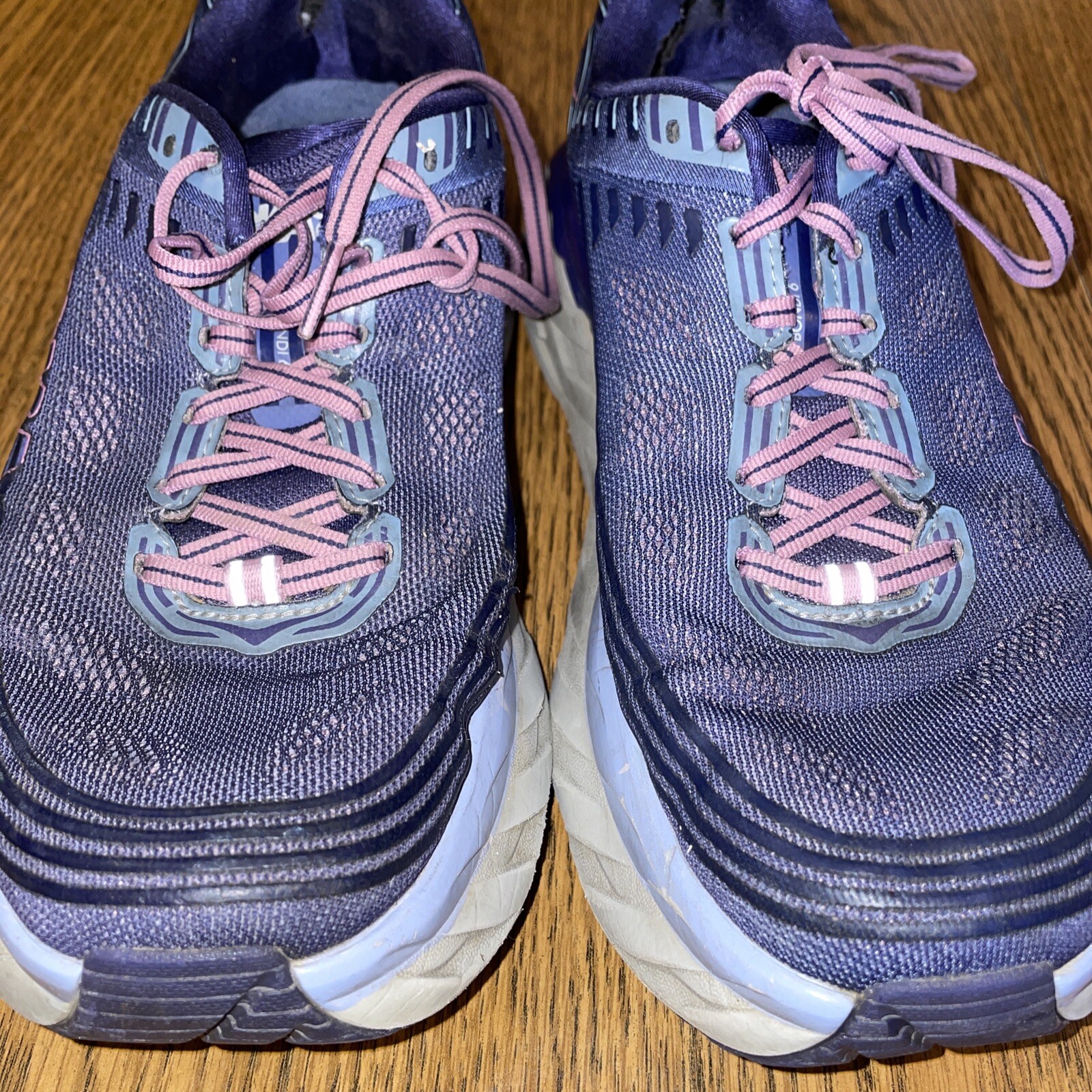 Hoka One One Bondi 6 Men's Running Shoes Size 8.5 D P… Gem