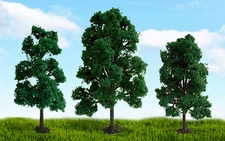  MP SCENERY 3 Sycamore Scenic Deciduous Trees HO Scale Architectural Railroad