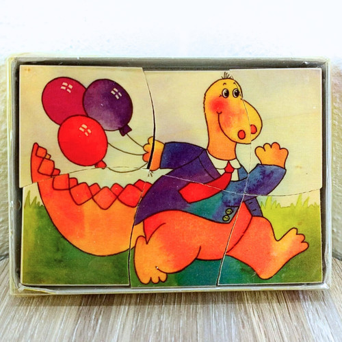 Brendel Spiele Wooden Puzzle 6 Piece Preschool Motor Skills Learning Toy 1998