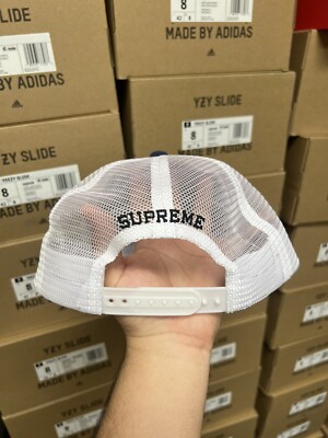 帽子 Supreme Terry Mesh Back 5-Panel Blue Supreme Terry Mesh Back 5 Panel Blue Hat Cap Brand New | eBay