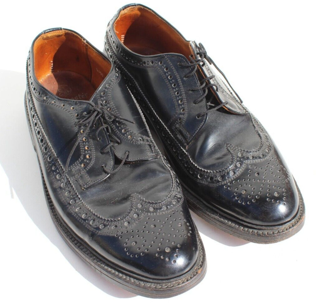 Thom Mcan Du Pont Corfam Men\'s Size 9 D Black Oxford Dress Lace Up Shoes Oxford Dress Shoes Thom McAn for Men for sale | eBay main image 3