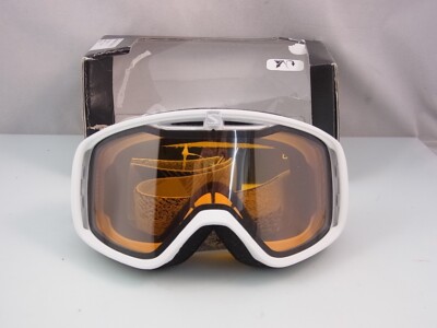 Salomon X Tend Access S 1 Lens Schnee Ski Snowboard Brille Weiß Orange One Size