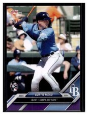 2024 Topps Now Road to Opening Day OD-34 Curtis Mead RC Purple Parallel #d 22/25