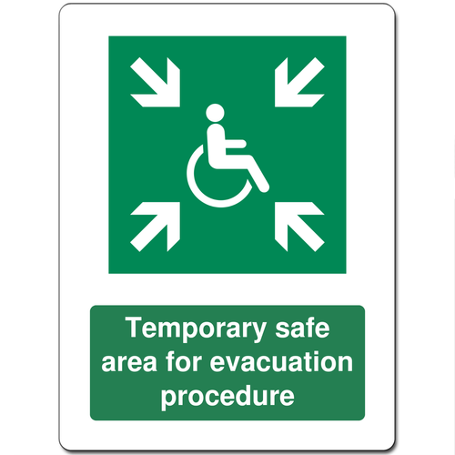 Green Health Safety Printed Metal Sign For Office Work Site School 15cm x 20cm - Picture 64 of 70