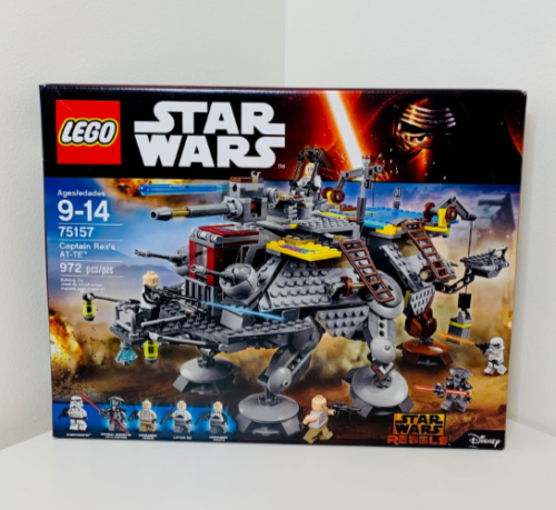 LEGO 75157 Star Wars Captain Rex's AT-TE Building Kit 972 Pcs Retired Set - 第 1/1 張圖片