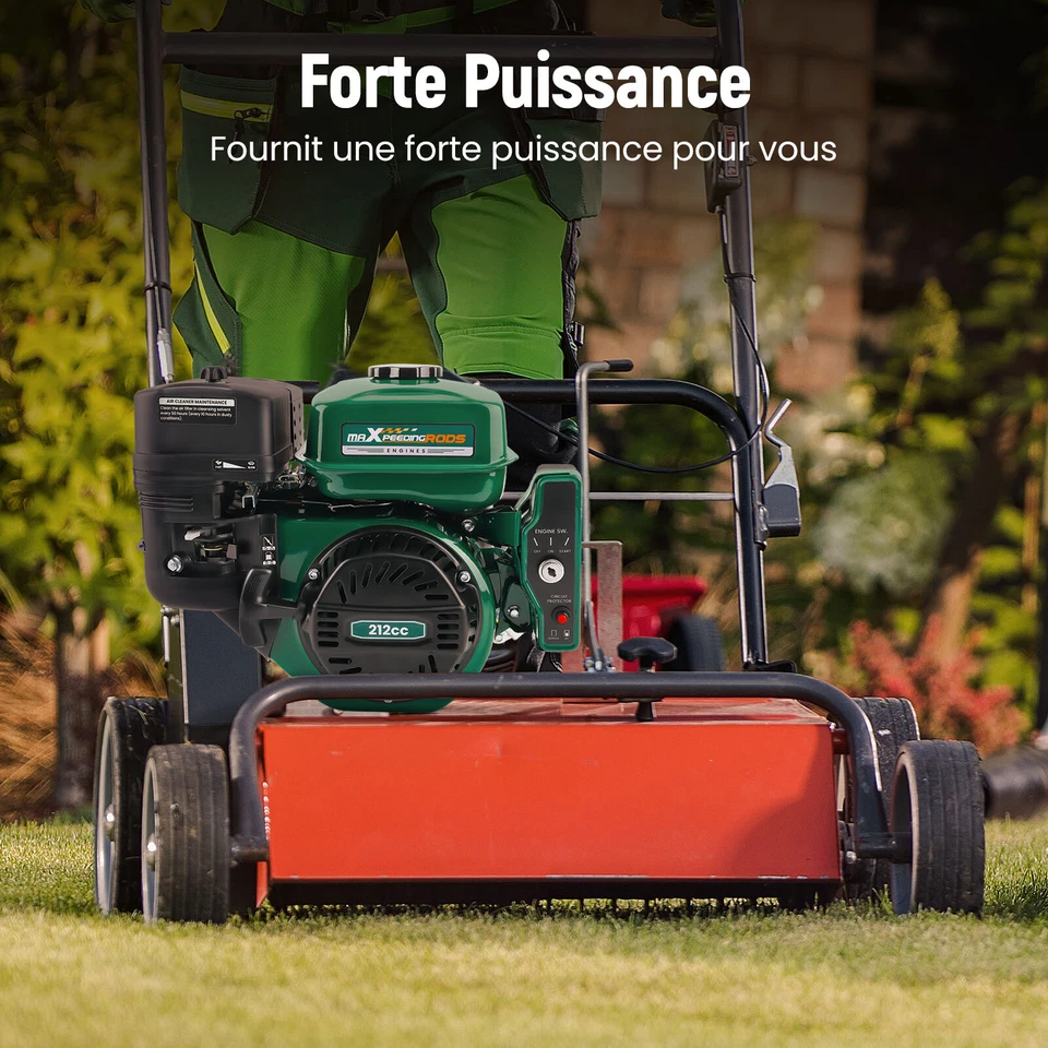 Moteur essence 4 temps OHV 212cc moteur for gaz horizontal démarrage électrique - Photo 3/4