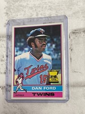 Topps 1976 #313 Dan Ford NM-MT OR BETTER MLB Baseball Rookie RC Vintage Vtg Card. rookie card picture