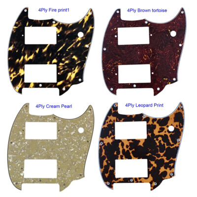 Musiclily Pro 9 Löcher HH Schlagbrett 2 Humbucker Für Squier Mustang