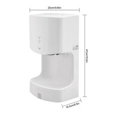 1000W Commercial Automatic Hand Dryer High Speed Hot Air Hand Blower Bathrooms