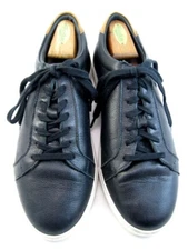 Allen Edmonds "COURTSIDE" Low-Top Leather Dress Sneakers 10 D Black (85N)